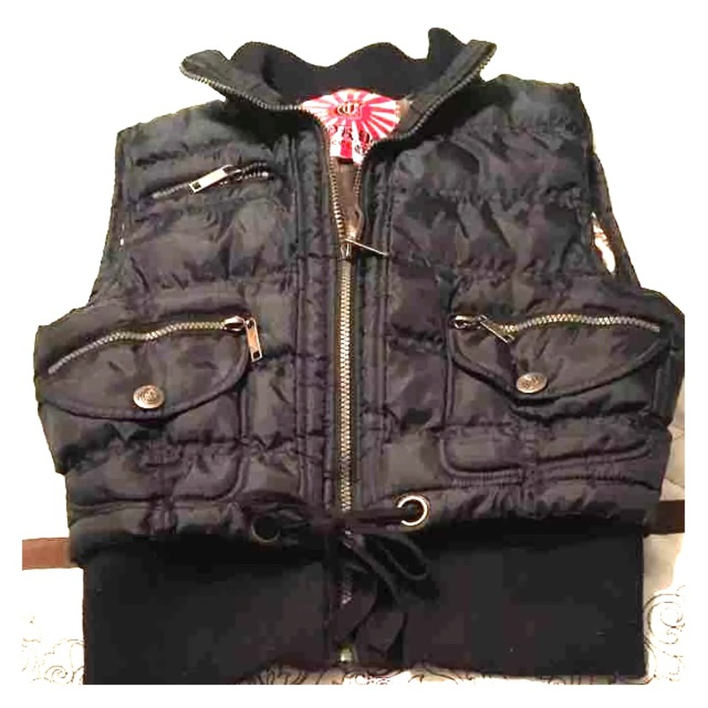 Dark brown vest